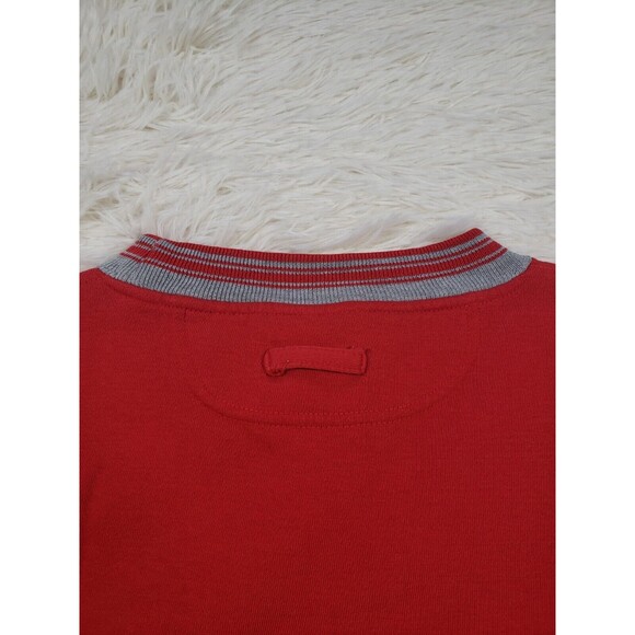 Vintage 90s Ohio State Size Large Savvy Red Embroidered Crewneck Sweatshirt - Picture 4 of 6